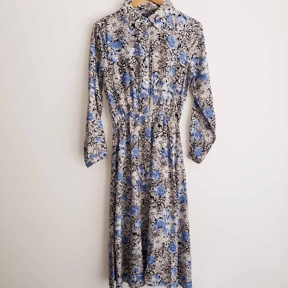 Rose Printed Dress